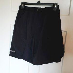 Columbia Black running shorts, mens Small